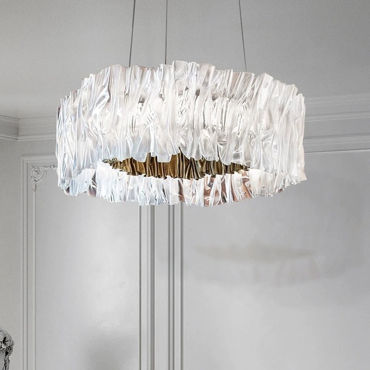 Люстра золотая Ultrivex, металл, 78*20 см, светодиодная, LED