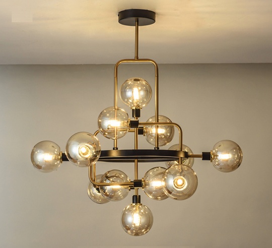 Подвесной светильник MAI HE MAI золотой. 78 см. Mercury - топ светильник, G9, 20 Вт