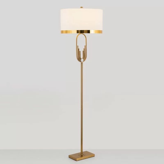 Торшер, золото, Glow, 45*45*165 см, светодиодный, Е27, металл, 15 Вт