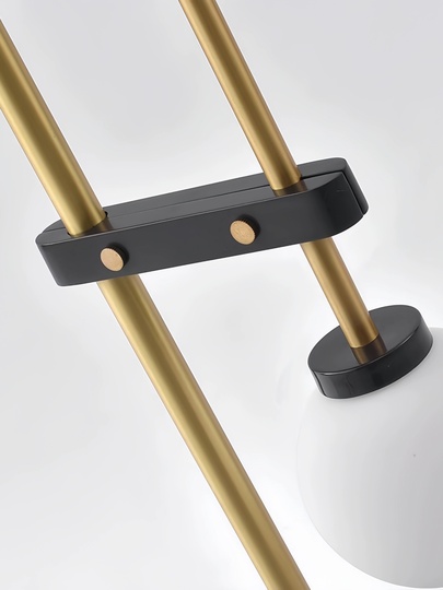 Торшер черный Lumora, 30*146 см, LED, Е27*1, G9*2, мрамор, 10 Вт