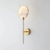 Настенный светильник DORRING, Бра, 25*73, золотой, металл, LED.