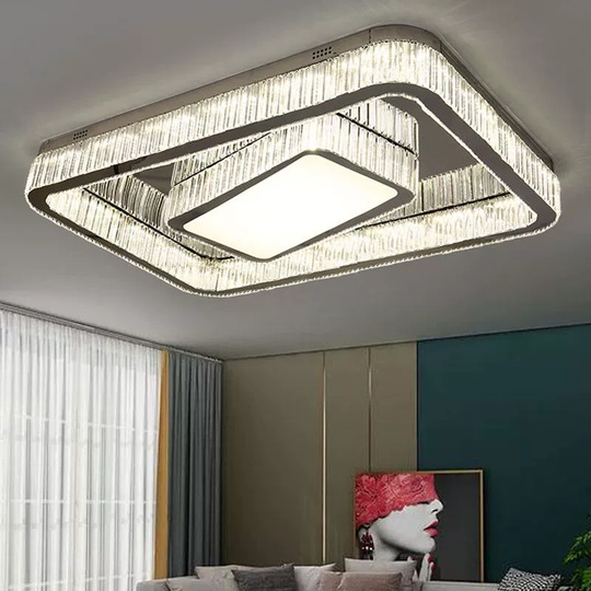 Потолочный светильник, золото, кристалл, KYLE 115*75*14 металл, LED.