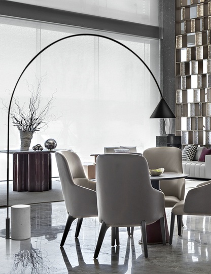 Напольный светильник черный Paolo Cappello, E27, 15 Вт