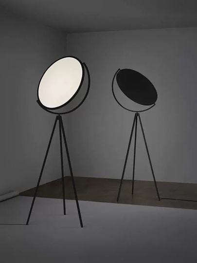 Торшер черный Elyesto, 50*75*175 см, LED, металл, 25 Вт