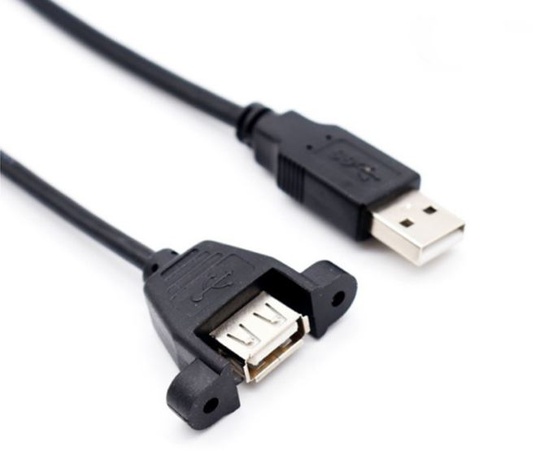 Кабель USB 2.0 с креплением