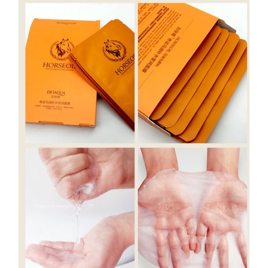 Маска с лошадиным маслом Horse Oil