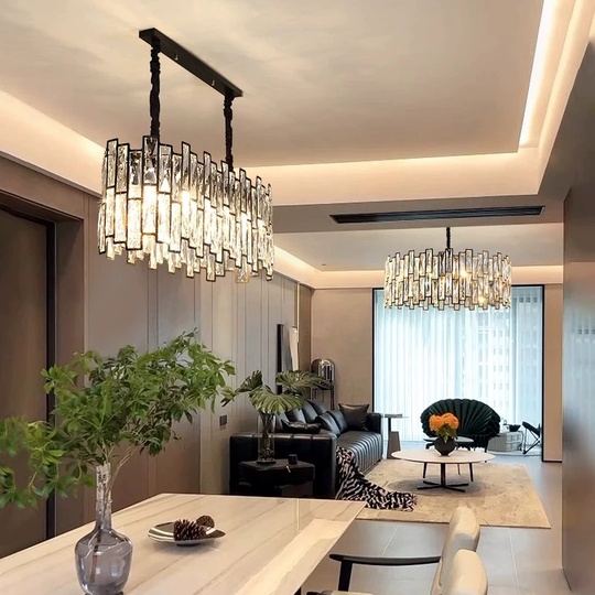 Люстра подвесная, черный, стекло, AYDOGAN 120*31, металл, E14.