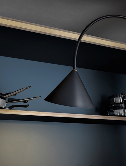 Напольный светильник черный Paolo Cappello, E27, 15 Вт