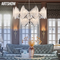 Дизайнерский светильник LED 52, 150*58 см, лампа накаливания, LED, железо, хрусталь, китайский