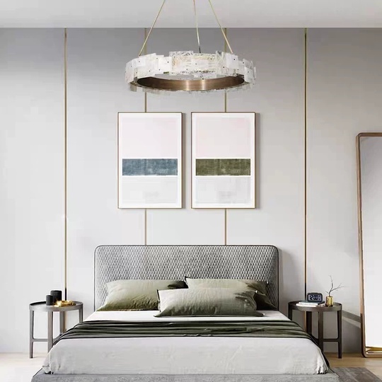 Люстра подвесная, бронза, стекло, CHANTI 70*95, металл, LED