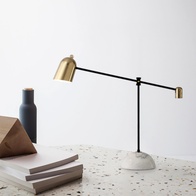 Настольная лампа золотая 67*45 см, Flexible Long