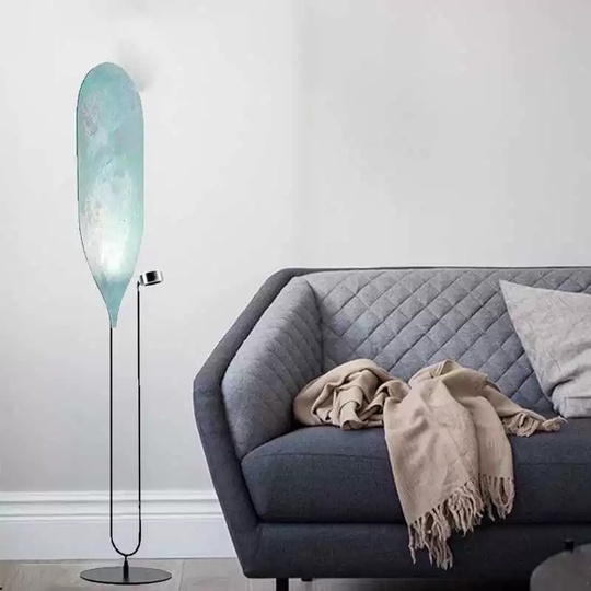 Торшер голубой Altrex, 35*165 см, LED, металл, 7 Вт