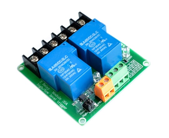 Модуль релейный 2-х канальный 30 А