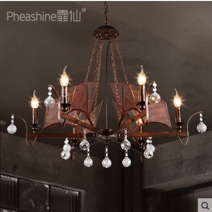 Дизайнерские светильник кремовый Evoltra, 88*61 см, led, e14, железо, стекло