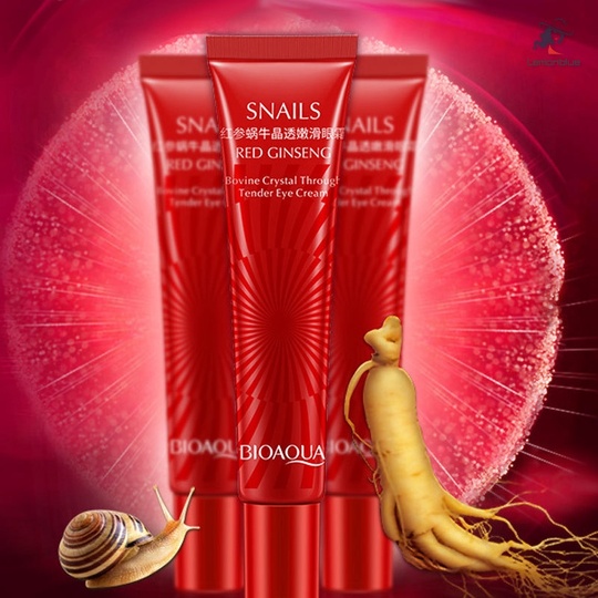 Крем вокруг глаз с экстрактом красного женьшеня и муцином улитки