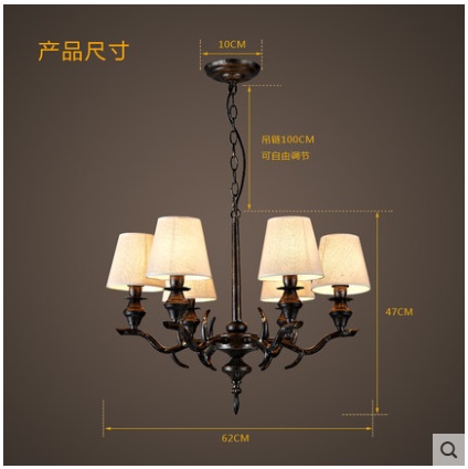 Люстра дизайнер тема бар KTV box кованое железо