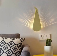 Настенный светильник, БРА EMRE 14*36, бронза, металл, LED.