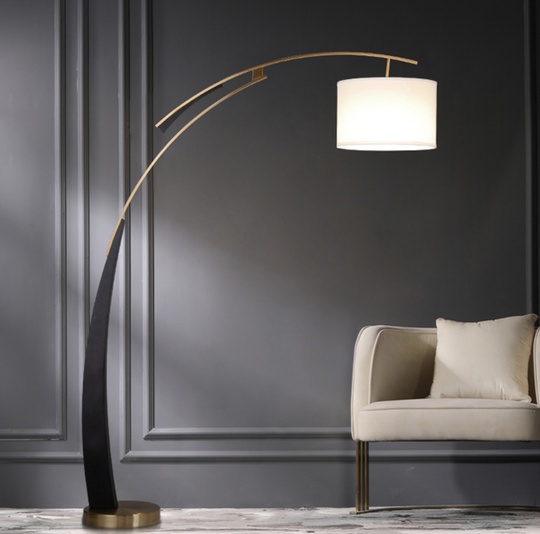 Напольный светильник MAI HE MAI Черный с золотом BayerLux, LED, 10 Вт