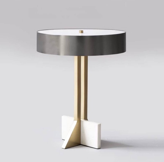 Настольная лампа AFERES 35*47, серый, античная бронза