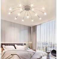 Люстра серебряная Elymbra, металл, стекло, 80*18 см, G4