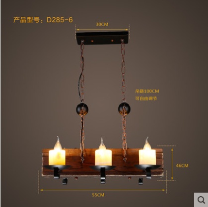 Дизайнерский светильник Elvoria 55*46 см, led, e14, дерево, железо