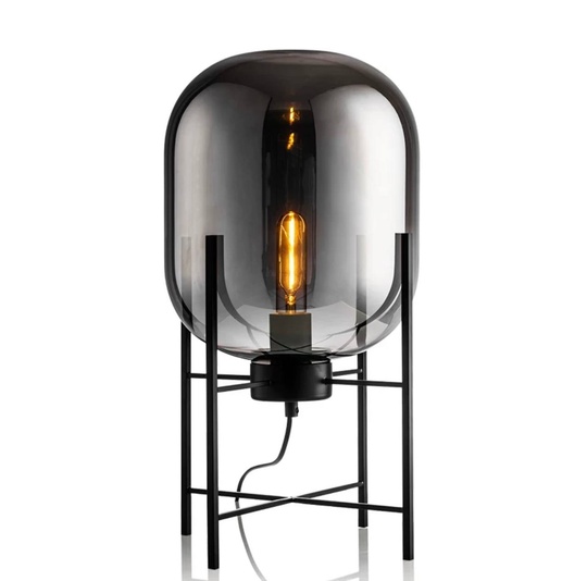 Настольная лампа CHAD 37*86, дымчато-серый, металл, Е21.