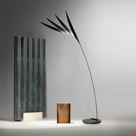 Напольный светильник ветки черный Flou floor, LED, 10 Вт