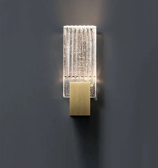 Настенный светильник, Бра золотой. PLAED, LED, 20.0 Вт