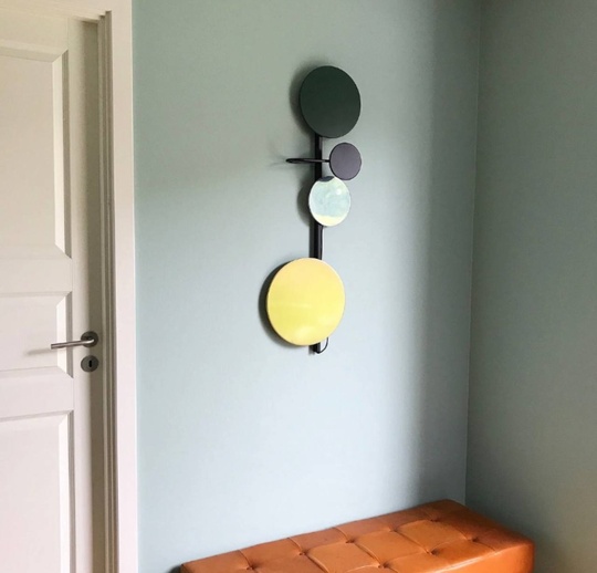 Настенный светильник, БРА HAKAN 36*98, зеленый, металл, LED.