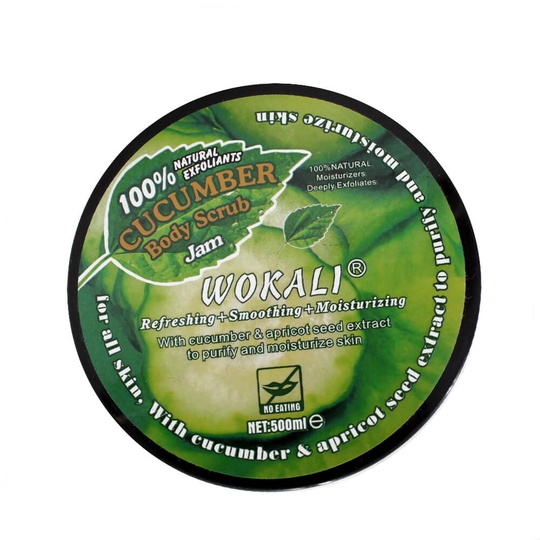 Скраб для тела Wokali с экстрактом огурца 500 мл