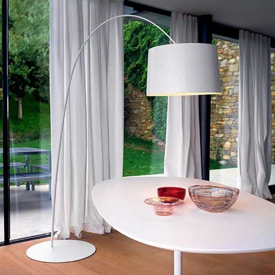 Торшер белый Ellivra, 200*220 см, LED, Е27*3, металл, 24 Вт