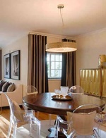 Люстра золотая Aurivex, металл, 100*16 см, подвесная, Е14