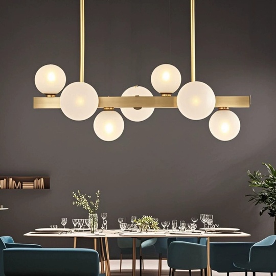 Люстра медная Virexia, металл, 113*60 см, G9