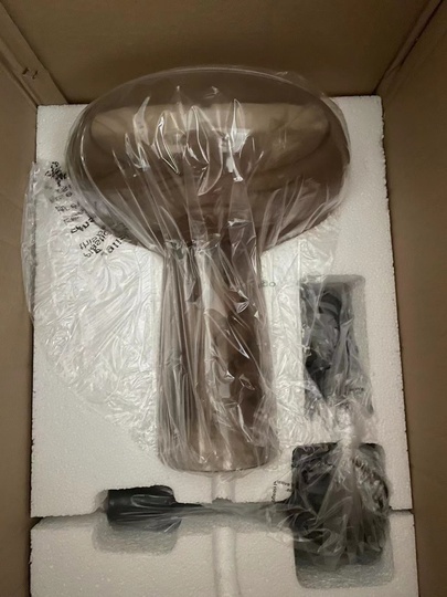 Настольная лампа коричневая 28*35 см, GSMIN