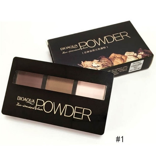 Тени для коррекции бровей Bioaqua Powder