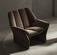Кресло коричневое мягкое Saerias, 1 шт., 82х86х88 см