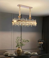 Подвесной светильник MEHMED 100*30, золотой, стекло, LED.