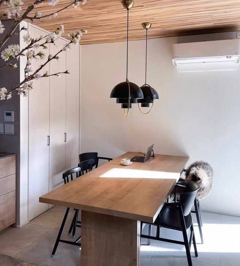 Светильник черный Ovelyn, металл, 38*40 см, Е27