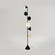 Торшер, черный, Vertical 30*165, светодиодный, G9*6, металл