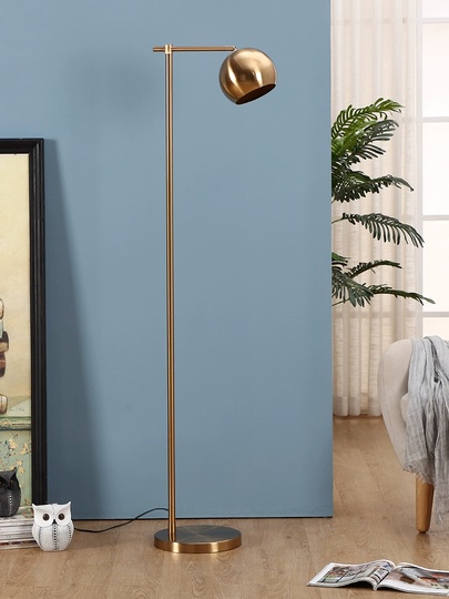 Торшер золото Aveza, 40*26*160 см, LED, Е27, металл, 14 Вт