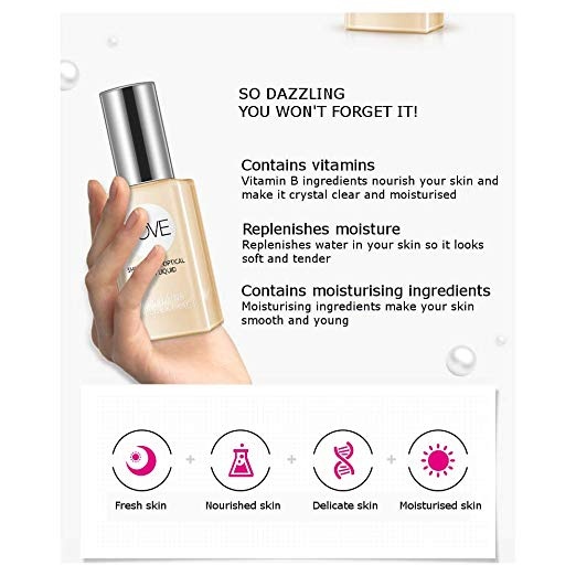 База под макияж с жемчужной пудрой Love