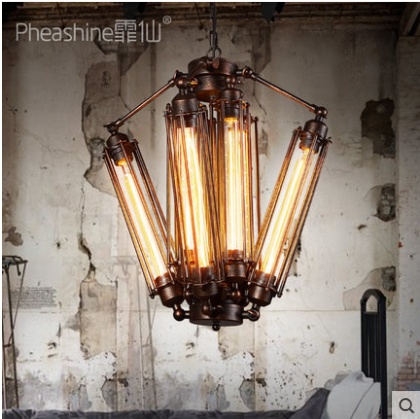 Дизайнерский светильник 47*52 см led, e14, железо, стекло