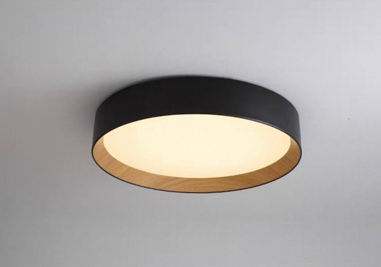 Потолочный светильник черный Elystrix, металл, 73*13 см, светодиодная, LED