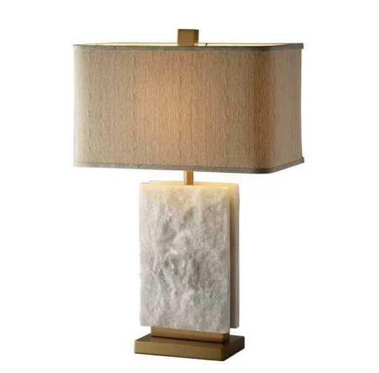 Настольная лампа VETY 42*68, мраморный камень