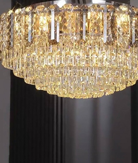 Потолочный светильник, медь, хрусталь, CLEOPATRA 80*42 металл, Е14.