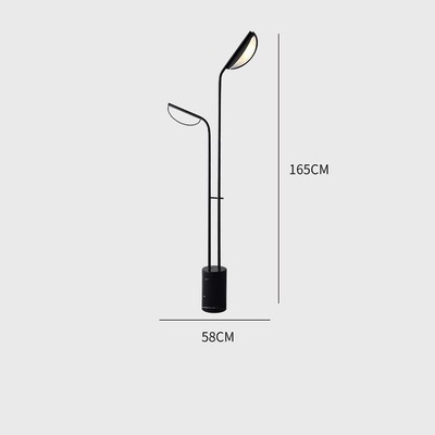 Напольный светильник черный Cheshire, LED, 10 Вт