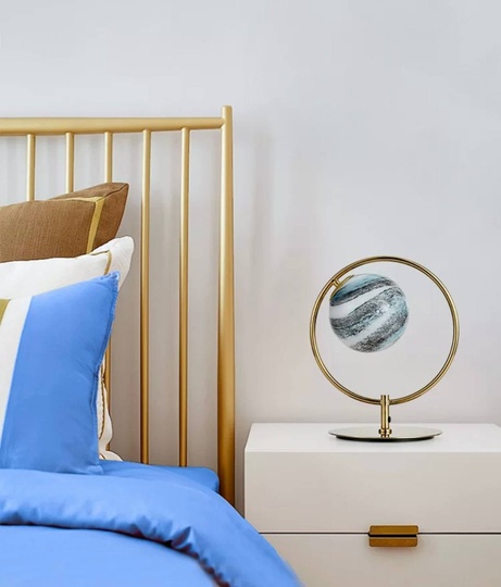 Настольная лампа LORD 41*48, шампанское золото, металл.