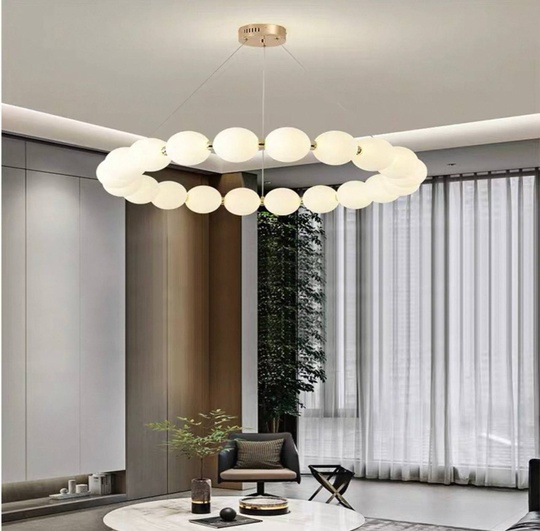 Светильник подвесной медный Uvloxi, медь, 72*10 см, светодиодная, LED