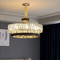 Люстра подвесная BILGEHAN 75*35 золото, кристалл, металл, LED.