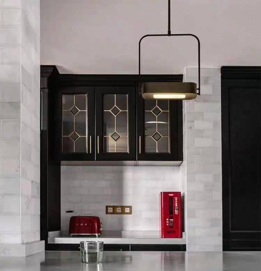 Люстра черная Eloraq, металл, 30*27 см, светодиодная, LED